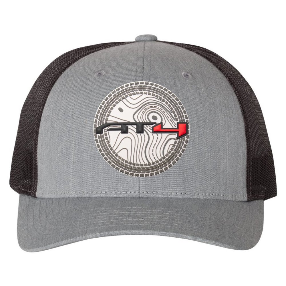 AT4 3D Snapback Trucker Hat- Heather Grey/ Dark Charcoal